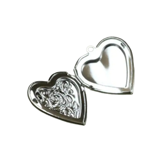 Heart Locket Necklace - Picture 3 of 5